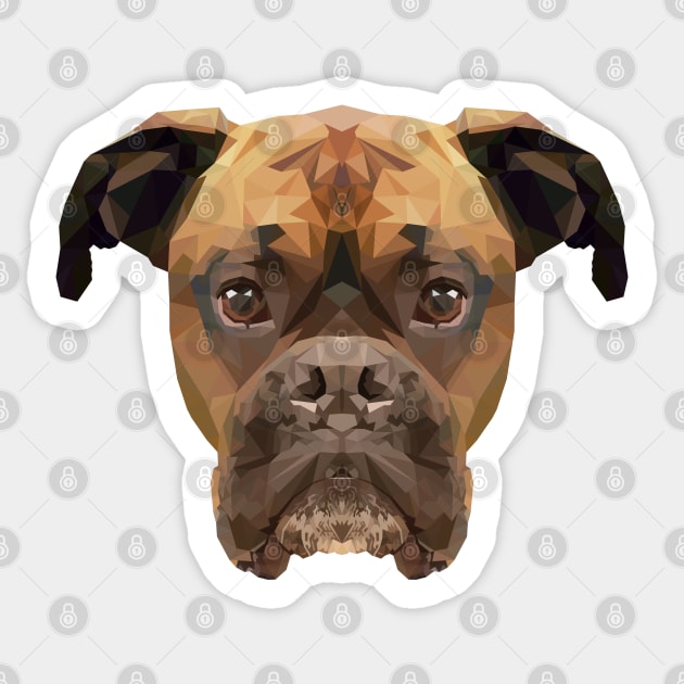 Boxer Sticker by Edwardmhz